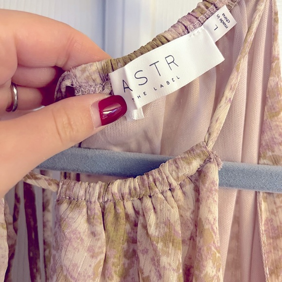 ASTR The Label Mid Cutout Sleeveless Maxi Dress, Size L - Picture 6 of 7